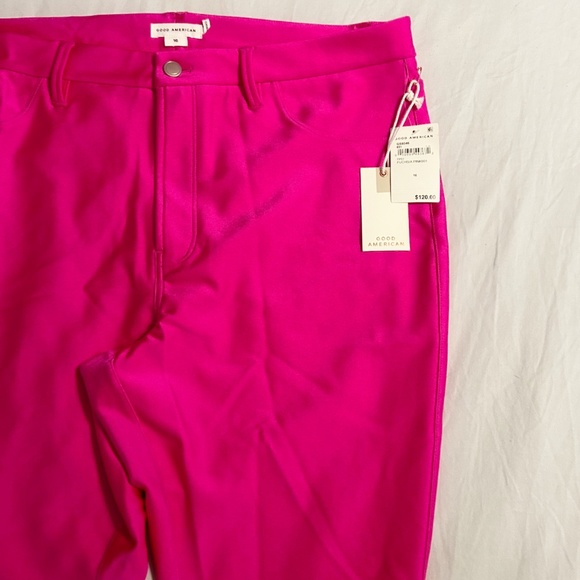 Good American Compression Shine Leggings in Fuchsia Pink *NWT* - Picture 5 of 8